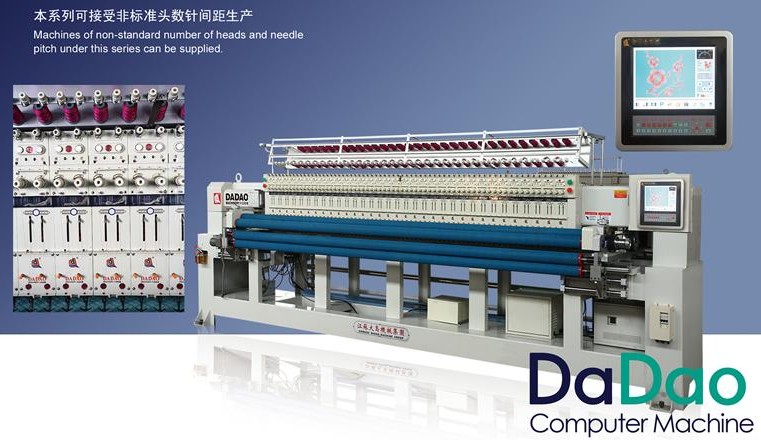 高速繡花機機頭沒斷線亮紅燈怎么維修？(圖1)